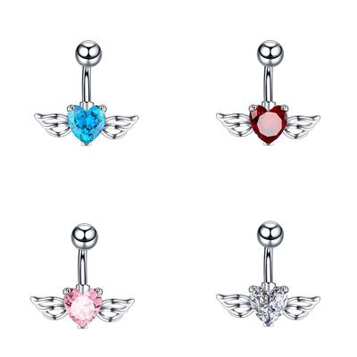 Stainless Steel Navel Rings For Women Flash Bikini Belly Button Nail Body Decor Piercings Jewelry