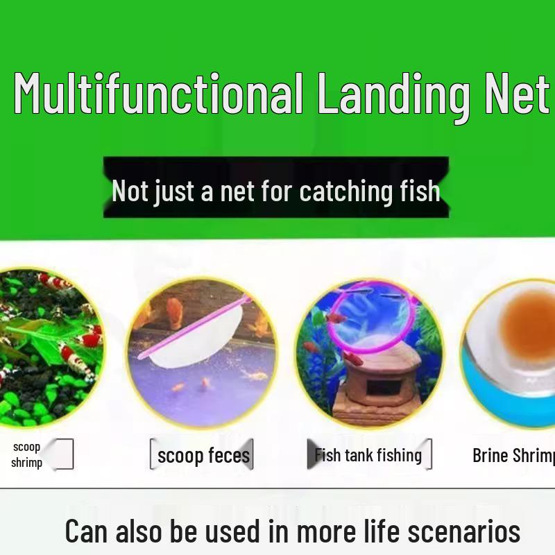 Goldfish Tank Mini Net - Ultra-Dense Children's Aquarium Dip Net.