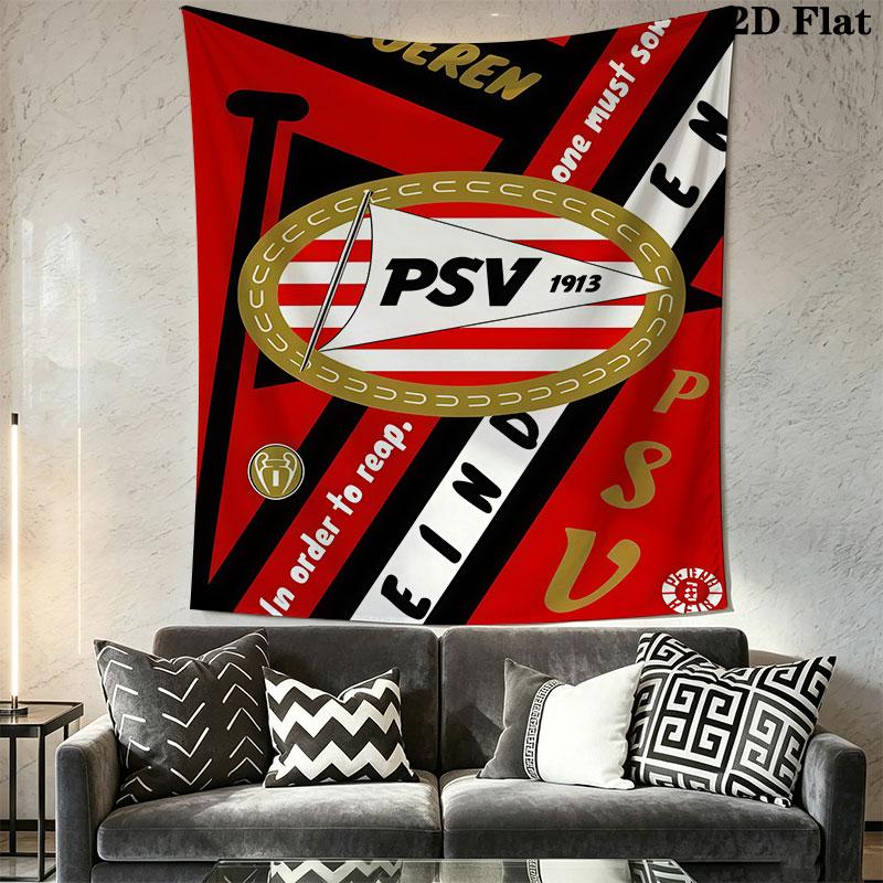 PSV Eindhoven Wall Hanging Printed Fabric Blanket Decorative Tapestries for Bedroom Living Room Home Decor