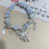 Butterfly Bracelet Women' Niche Deign High-end Color Cheme Burt Bead New Girlfriend Bracelet Gift