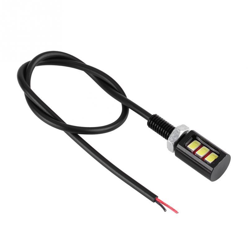 Car 12v Motorcycle 3led 2pcs License Plate Light Eagle Eye Light