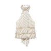 European and American Style, New Women's Clothing, Versatile Polka Dot Laminated Decorative Neck Collar Top 1165/116