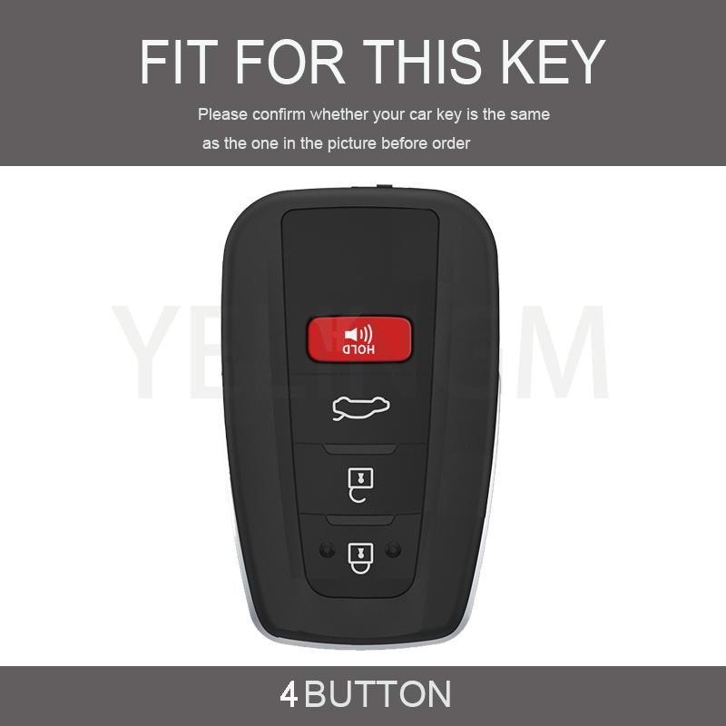 TPU for Toyota Prius 20 RAV4 Camry 70 CHR C-HR Corolla 2018 2019 2020 Car Remote Key Cover Fob Case Accessories Keychain