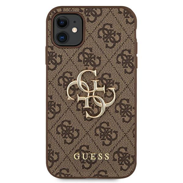 Guess Guhcn614Gmgbr Iphone 11 6.1 / Xr Brun/Brun Hardcase 4G Big Metal Logo