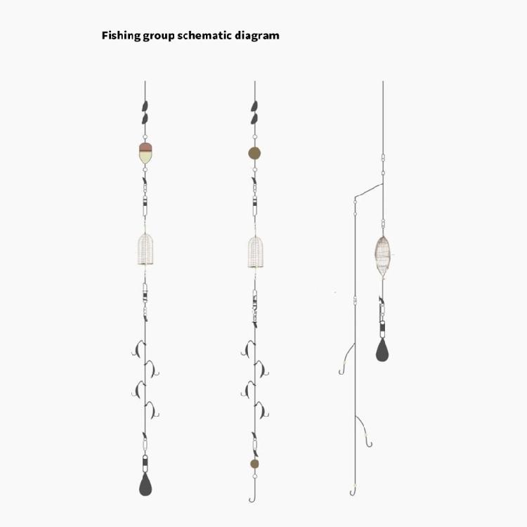 Stainless Steel Baits Cage Basket Feeder Holder Fishing Baits Cage Replacement Baits Trap Cage Fishing Tool Easy to Use