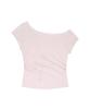ILLIGO Saeso Floral One-Shoulder Shirred Top Pink