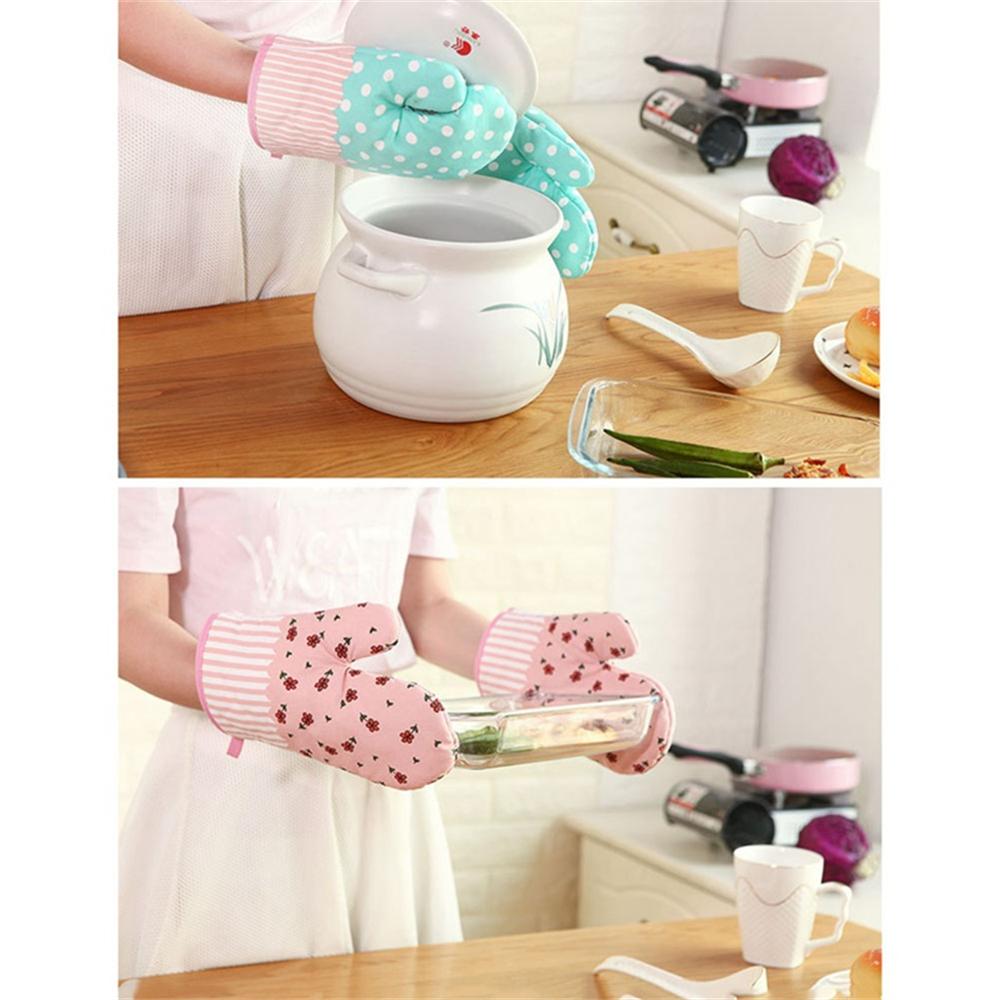 Mikrowellen-Ofenhandschuhe, feuerfest und rutschfest, Ofenhandschuh, Wärmedämmung, Back- und Kochwerkzeug, Küchen-Grillhandschuh