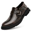 Fashion Spring British Style Designer Brand Leather Shoes Chelsea Leather Shoes Cowhide Shoes Waterproof Business Leather Casual Shoes