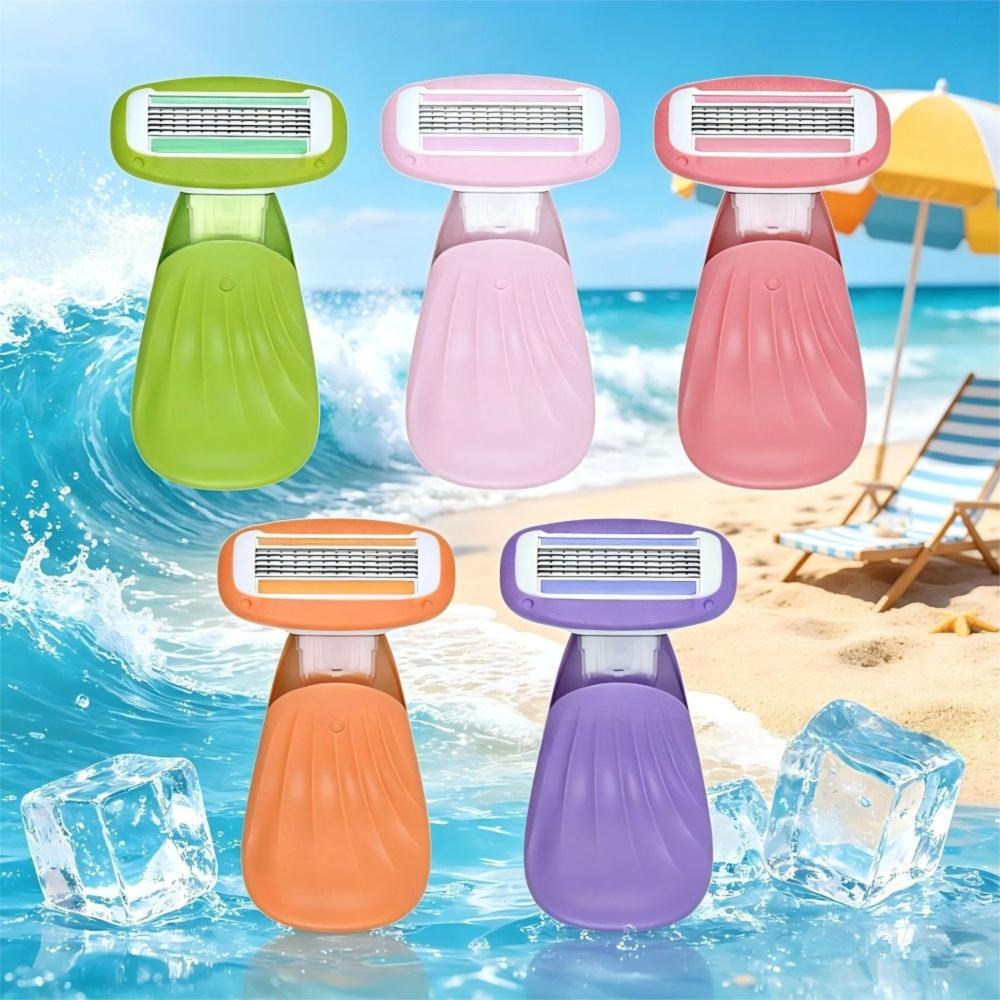 with Case Manual Razor Plastic Epilator Portable Hair Removal Tool Private Body