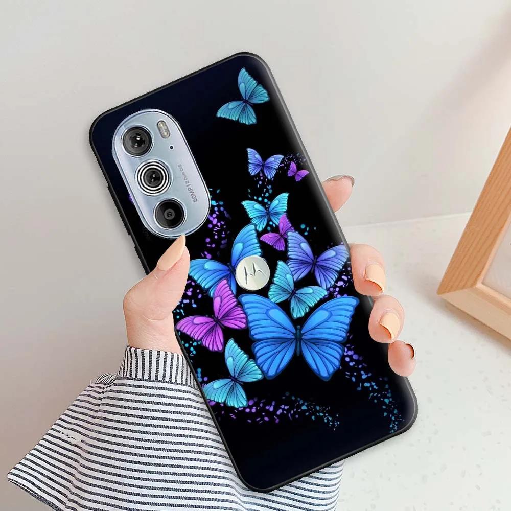 For Moto Edge 30 Pro Case Cover Edge30 Matte Silicone Case for Motorola Moto Edge 30 30Pro Fashion TPU Protective Back Cover