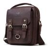 HUMERPAUL Genuine Leather Men Messenger Bag Large Capacity Handbag
