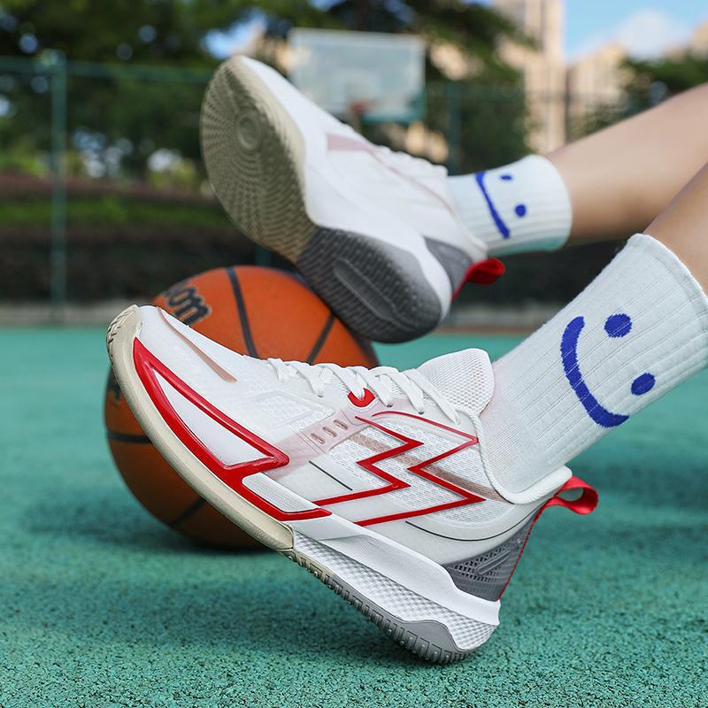 Foreign trade men's and women's shoes mesh basketball shoes spring and summer low-top fashion luminous tide training sports shoes
