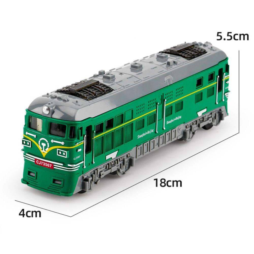Educational Inertial Train Model Simulation Scale Train Car Toys Rail Vehicle Toy  Children Gift