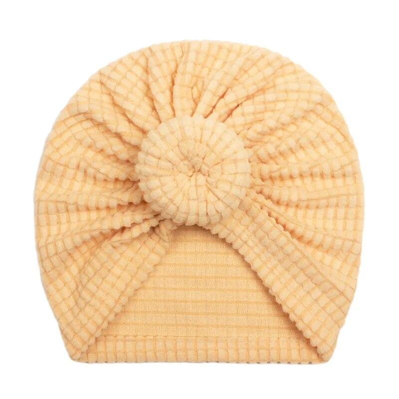 0-2Y Zimní Jarní Dětská čepice pro chlapce Dívky Jednobarevná Čepice Měkká Elastická Sametová čepice pro novorozence Roztomilá zateplená batole Příslušenství pro kojence