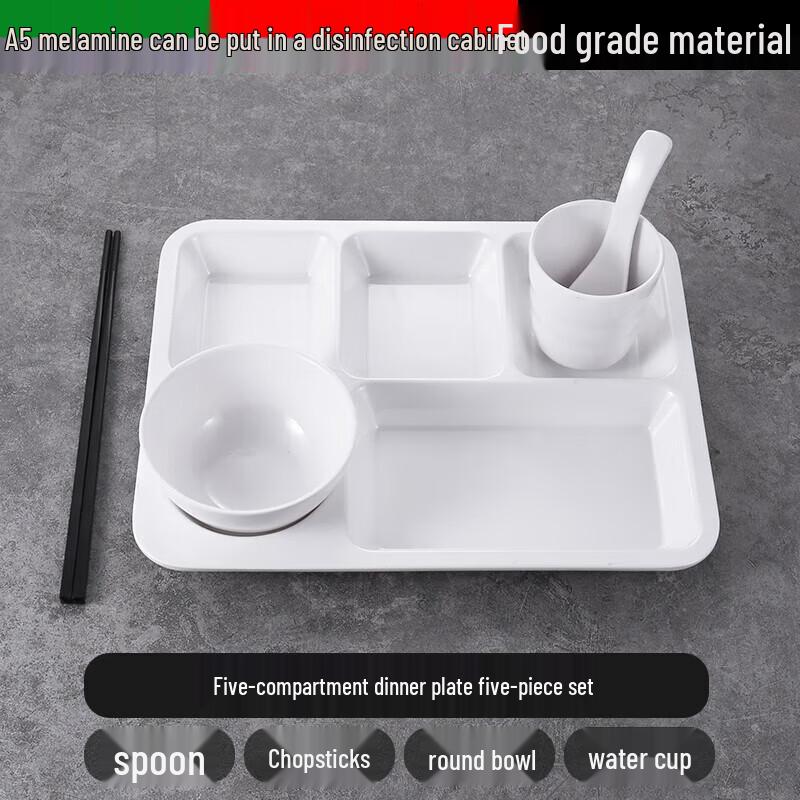 

Melamine Commercial Divided Canteen Tray