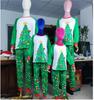 Christmas Family Matching Pajamas Set Mother And Baby Baby Cartoon Print Pajamas Home Clothes Set