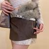 Punk Leather Fur Belt Spicy Girl Style Y2K Plush Waist Belt Fashion Furry Waistband  Female/Girls