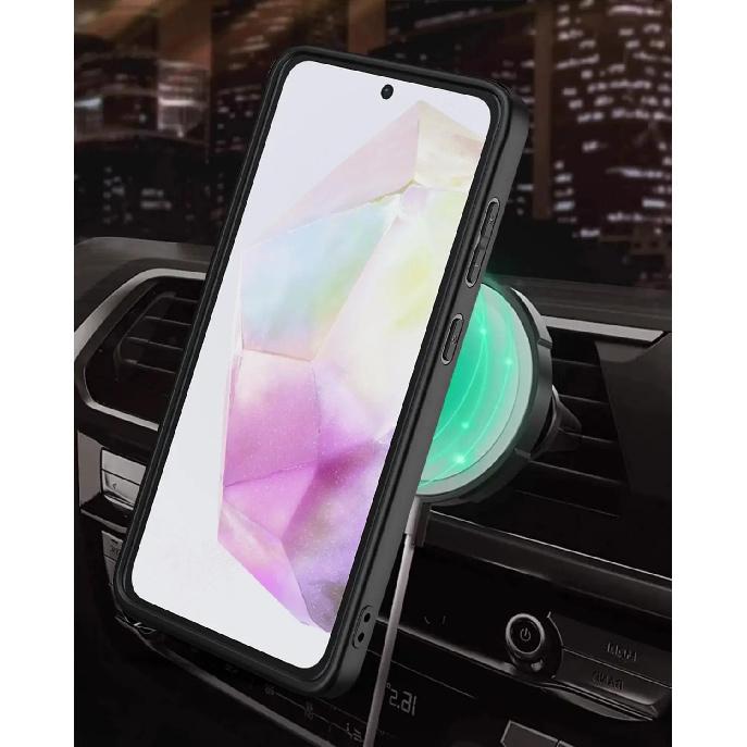 Slide Camera Armor Protection Case For Samsung A56 A36 A26 A16 A55 A35 A25 A15 A17 360° Rotating Magnetic Ring Stand Phone Cover