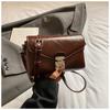 New high-value retro small bag women's autumn and winter trend fashion shoulder bag women's fashion small square bag