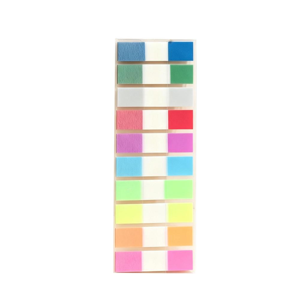 Translucent Student Key Point Marker Stickers - Fluorescent Index Labels and Sticky Notes