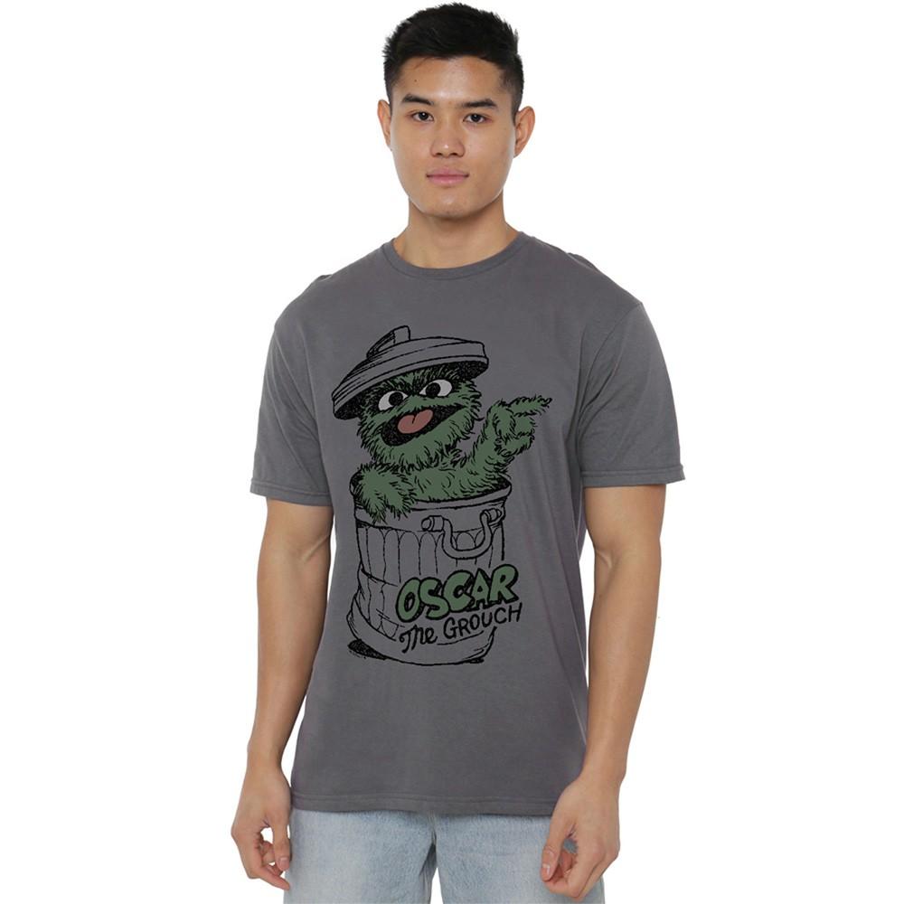 Sesame Street Early Grouch T-Shirt S-4XL Charcoal XXXXL