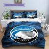 Atalanta Bergamo Pattern Bedding Set Quilt Cover Pillowcase Home Decor Gift (1 * Duvet Cover + 2 * Pillowcase, Without Core)