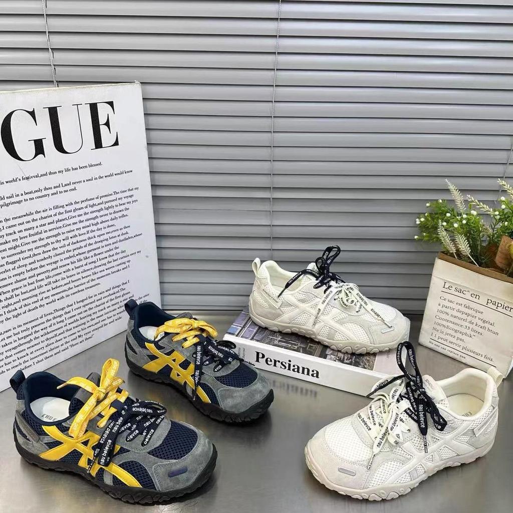 European Station Thick-soled Inner Height Increase German Training Shoes Women, Autumn New Versatile Mesh Sports and Leisure Shoes Forrest Gump Shoes