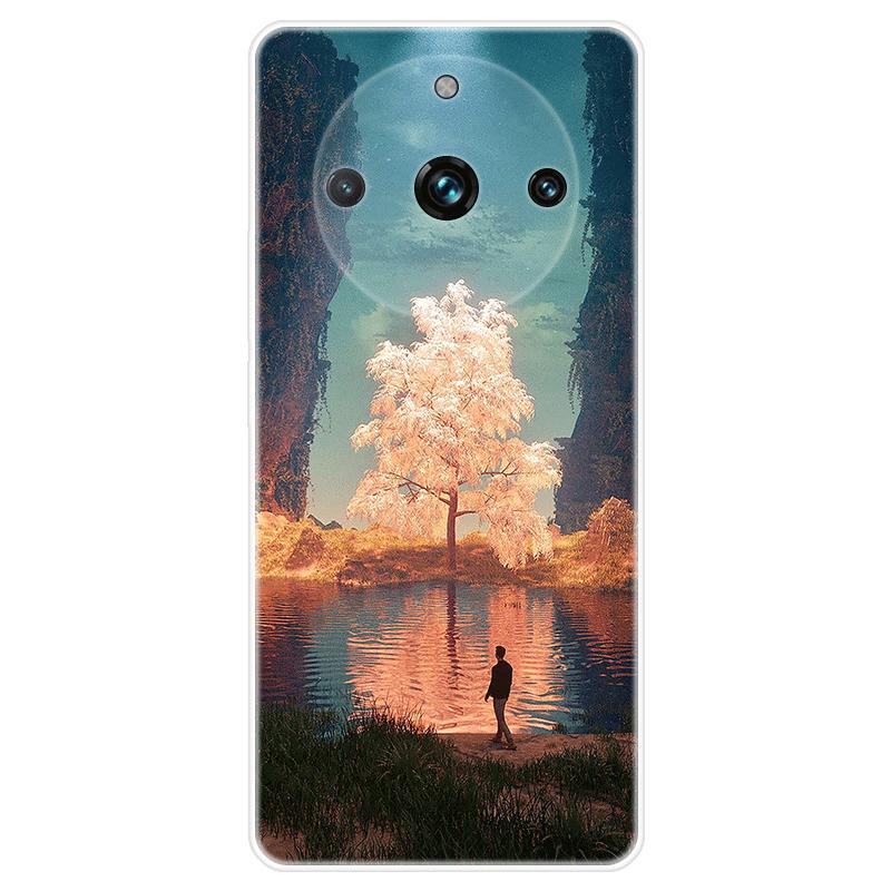 Pro Realme 11 Pro Pouzdro Realme11 Pro+ Měkký silikonový zadní kryt Kreslený obal na telefon Módní