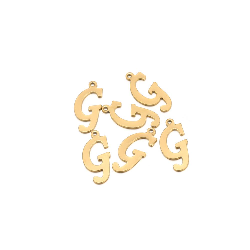 30pcs Stainless Steel A-Z 26 Cursive Font Letter Pendant Alphabet Charms Necklace Pendant DIY Jewelry Bracelet Making Earrings