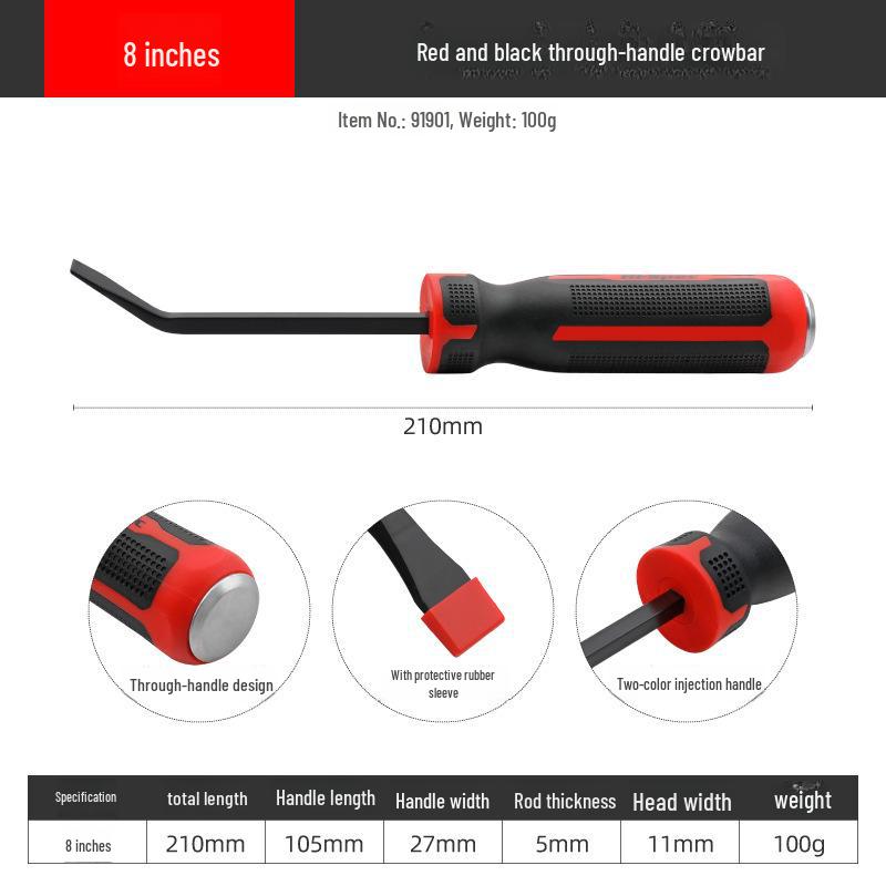 

Многофункциональный шиномонтажный лом со стальной и алюминиевой рукояткой для авторемонта