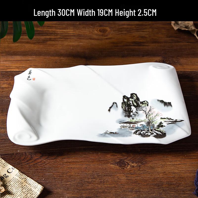 Creative Irregular Ceramic Serving Plate