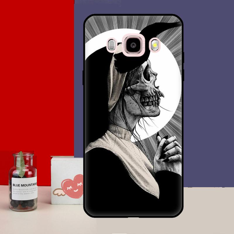 Satan Satanic Nun Case For Samsung Galaxy J3 J5 J7 2017 J1 A3 A5 2016 J4 J6 Plus A6 A8 A7 A9 J8 2018 Cover
