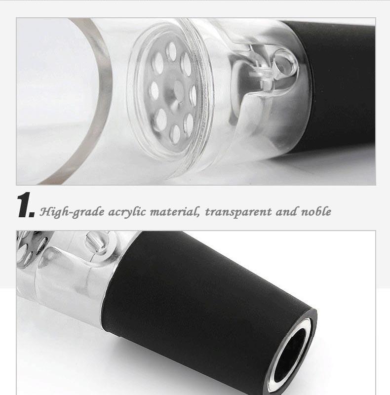 1pcs Wine Aerator Pourer Spout Decanter Magic Mini Wine Decanter Wine Aerator(Color:Black) Wine Bottle Wine Accessories 2023