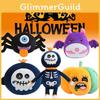 Adorable Halloween Plush Doll Featuring Skeleton Reaper Bat Zombie Pumpkin Spider