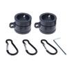Flag Poles Swivel Rings Aluminum Alloy Construction 360 Rotation Bearing System Flagpole Rings Upgraded Strength 2pcs
