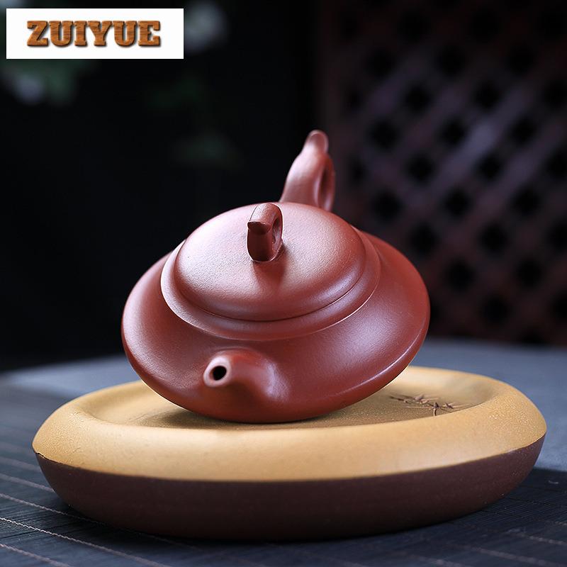 210ml High-end Yixing Purple Clay Teapots Handmade Pot Raw Ore Dahongpao Mud Kettle With Infuser Zisha Tea Set Tableware Craft