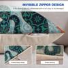1PC Mermaid Sea Seahorse Octopus Print Pillowcase Ocean Organism Theme Pillowcase Living Room Sofa Cushion Cover Room 45x45cm