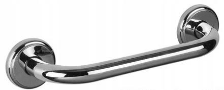 Straight bathroom grab bar above the bathtub, 22.8 cm, chrome