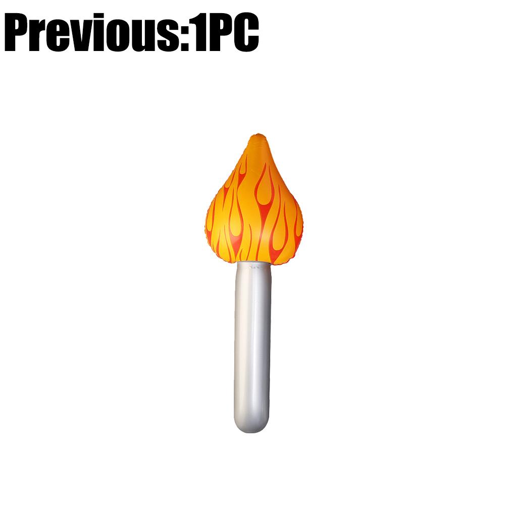 10/5/1Pcs Inflatable Torch Flame Toy Balloon Carnival Prizes Kids Theme Photo Props Sports Game Events Cheering Thunder Sticks