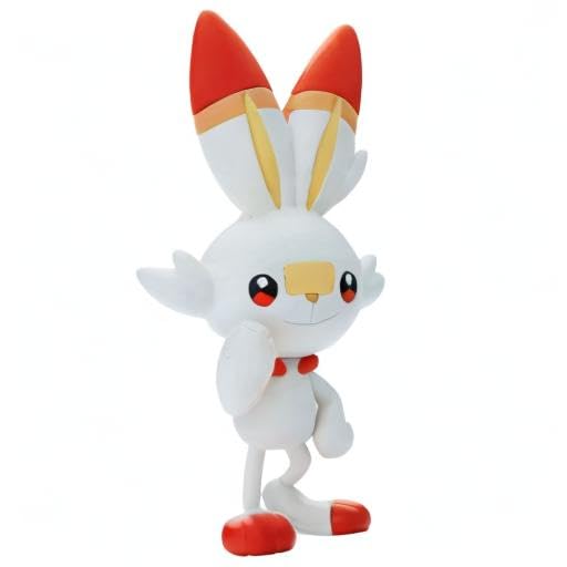 Pokémon Model Kit Quick 05 Scorbunny Pre-Colored Plastic Model