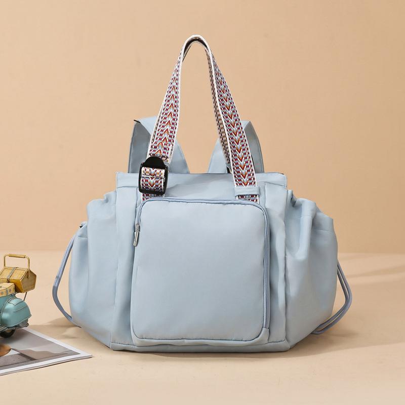 

Фитнес Сумка-рюкзак с ручками Большая Дорожная для хранения Конвертируемая One Size синий