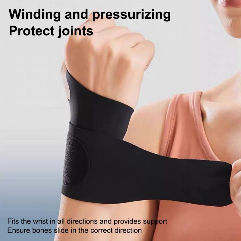 1/2Pcs Sports Compression Wrist Support Adjustable Wrap Perfect For Badminton Tennis Basketball Table Tennis Injury Recovery