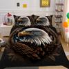 3D Eagle Printing Duvet Covers Children Teens Home Bedclothes Single Twin Bedroom Decor Polyester Bedspreads