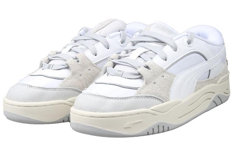 Men's Sneakers Puma 180 Leather White Cool Light Grey
