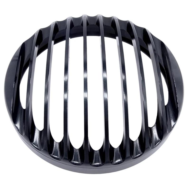Motorcycle Front Headlight Grill Cover Headlamp Protector For Triumph Bonneville Bobber 2017-2024 чёрный