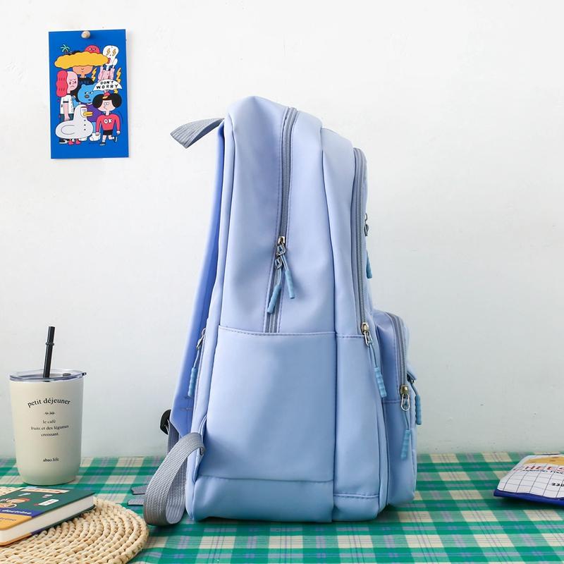 Four-Piece Backpack Set Student Large Capacity Backpack Women's School Bag