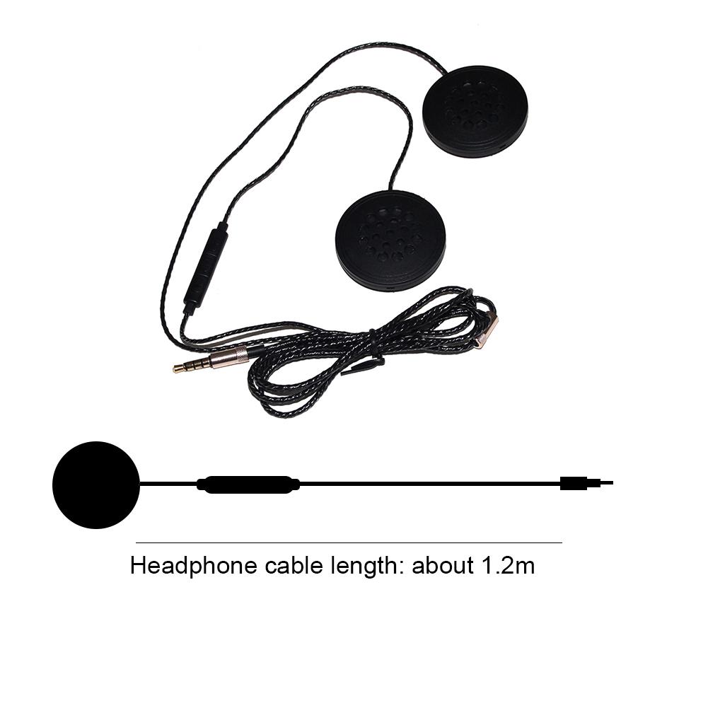 Bew T33 Motorcycle Motorbike Helmet Headset 3.5mm Wired Earphone Music Headphone
