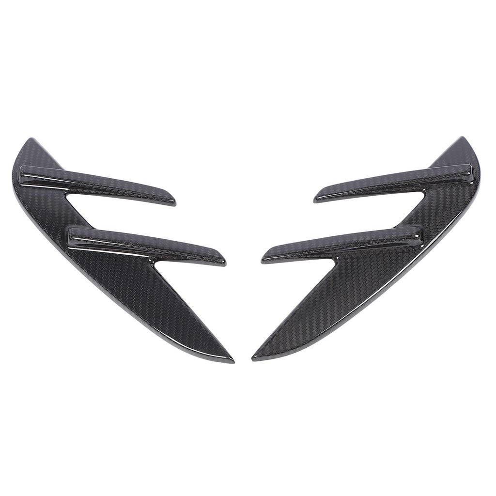 1 Pair Side Vent Trim Carbon Fiber Sporty Look Side Mudguard Air Vent Cover Decoration Trim for G80 2021 and Later