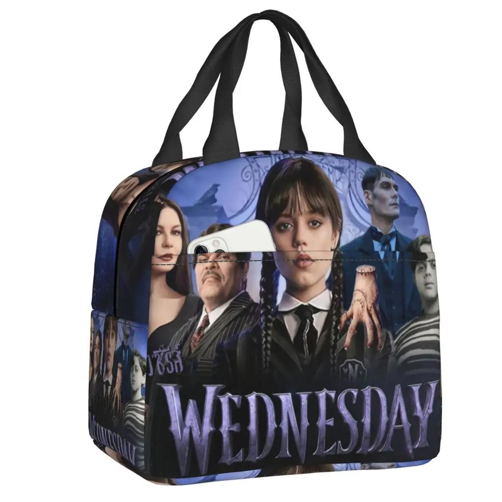 Insulated Lunch Bags for Camping Travel Comedy Horror TV Leakproof Thermal Cooler Lunch Box Women Children