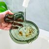 1Pc Household Pot Lid Holder with Drip Tray Kitchen Countertop Pot Lid Organizer No Drilling Required Stand Storage Accessory